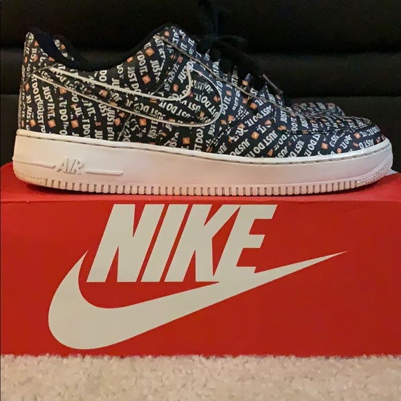 air force 1 low just do it pack black